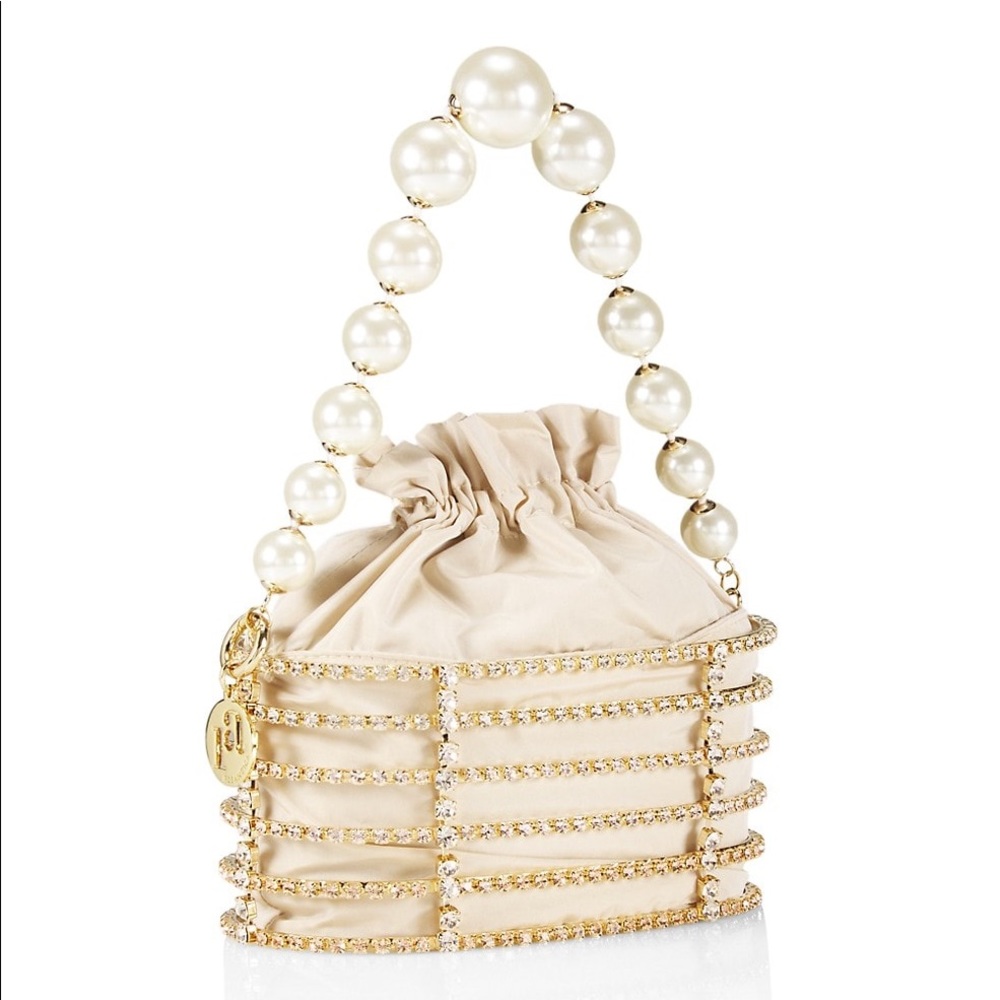 ROSANTICA
MELANIE NS EMBELLISHED TOP HANDLE BAG